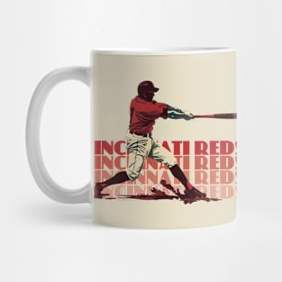 Retro Cincinnati Reds Slugger Mug